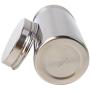 SONGLIN Simple Stainless Steel Sealed Cans Portable Storage Tank Milk Tea Cans Seasoning Jar Travel Storage Tank,7cmx13cm
