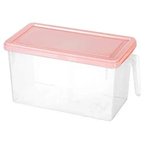 Lzndeal Küchen-Lagerbehälter Set für Kühlschrank, Gemüseschubladen mit Griffen, Multifunktionales Lagerregal