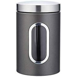 KXDAR Coffee Canister, Tea Container, Seal Coffee Storage Food Storage Jars Stainless Steel, Sugar Vacuum Tins (Set 1 Pcs/Set 3 Pcs),1Pcs