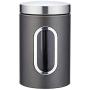 KXDAR Coffee Canister, Tea Container, Seal Coffee Storage Food Storage Jars Stainless Steel, Sugar Vacuum Tins (Set 1 Pcs/Set 3 Pcs),1Pcs