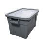 Rubbermaid Commercial Products Brute Tote Storage Container with Lid, 20-Gallon, Gray (FG9S3100GRAY) (Pack of 6)
