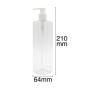 2PCS 500ML 17OZ Green Empty Plastic Pump Bottles with Random Color Pump Head Shower Gel Shampoo Lotion Conditioner Storage Holder Refillable Portable Container Jar for Travel Home Use