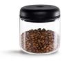 Fellow Atmos Vacuum Canister for Coffee & Food Storage, Clear Glass, 0.7liter, Integrated Vacuum Pump, Airtight Seal