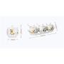 Mini Spice Jars European ceramic seasoning jar spice box three-piece suit home creative kitchen
