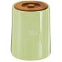 Premier Housewares Fletcher Tea Canister-Green, H14 x W12 x D12cm