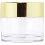 Beauticom 7 Gram / 7 ML (Quantity: 24 Pieces) Thick Wall Round Leak Proof Clear Acrylic Jars with GOLD Lids for Beauty, Cream, Cosmetics, Salves, Scrubs