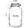Bormioli Rocco Clear Fido 135.25 Oz Glass Storage Jar: Airtight Lid With Leak Proof Gasket, Wide Mouth Kitchen Food Container for Preserving Jam, Spices, Coffee, Sugar & Herbs Bormioli Rocco Clear Fido 135.25 Oz Glass Storage Jar: Airtight Lid With Leak Proof Gasket, Wide Mouth Kitchen Food Container for Preserving Jam, Spices, Coffee, Sugar & Herbs