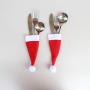 12Pcs Weihnachten Dekoratives Essbesteck Set mit Weihnachtsmüttersortierspindel