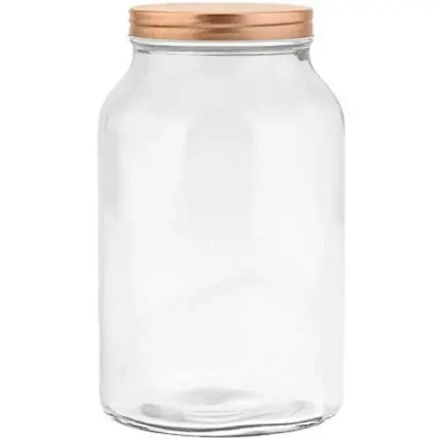 Amici Home 7CN360R Branson Glass Storage Jar 132 Fluid Ounces Clear with Copper Lid Amici Home 7CN360R Branson Glass Storage Jar 132 Fluid Ounces Clear with Copper Lid