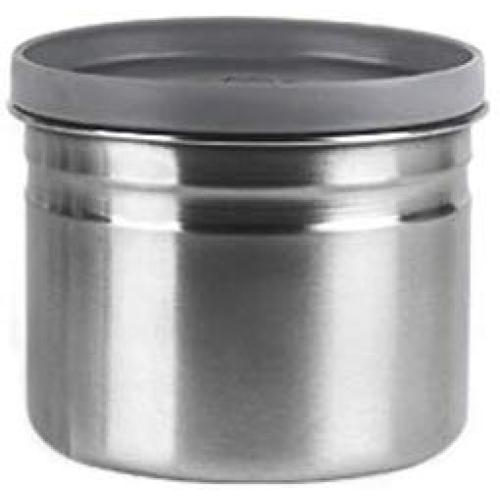 Food Storage Containers Stainless Steel Kitchen Canister Jars with Airtight Lids,Pantry Organization and Storage for Tea Snacks Sugar 4 Sizes Optional (Size : L)