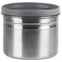 Food Storage Containers Stainless Steel Kitchen Canister Jars with Airtight Lids,Pantry Organization and Storage for Tea Snacks Sugar 4 Sizes Optional (Size : L)