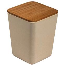 Rayher 46430000 Bamboo Storage, Square, 1000ml, 11x11x14,5cm, Box 1pc, Natural