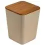 Boîte de rangement en bambou, carrée, 1000ml, 11x11x14,5cm, 1 pièce, Naturel Boîte de rangement en bambou, carrée, 1000ml, 11x11x14,5cm, 1 pièce, Naturel