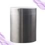 UPKOCH Stainless Steel Airtight Canister Tea Storage Jar Sugar Food Tea Coffee Candy Storage Jars Sugar Food Candy Storage Jars with Lid for Home Kitchen 400ml