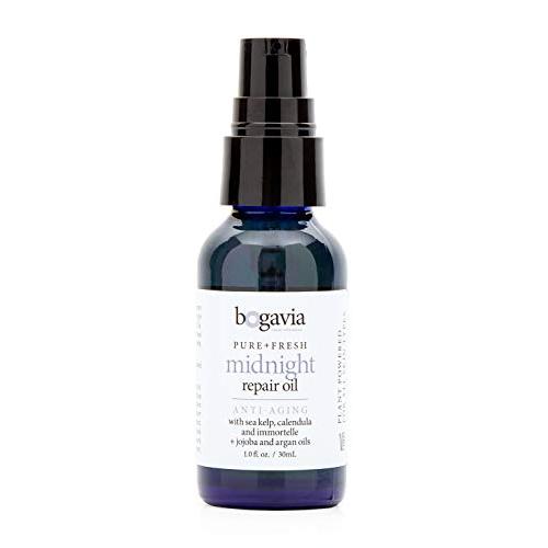 The Midnight Repair Oil, Anti-Aging Facial Oil for Overnight Repair, Lightweight, Boosts Glow, Improves Complexion, For All Skin Types, All Natural, Vegan, Cruelty Free, Paraben Free