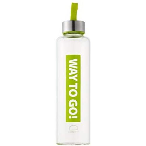 Aqua Tough Silicone with Glass LLG662G Lock and Container, 1300 ml Round Diameter 107 mm, Green, 78 x 78 x 238 cm