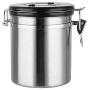 YTF-Stainless steel storage tank, kitchen food storage container, easy to open and close