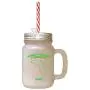 Green WorldS Coolest Floridian Aunt FL Frosted Glass Mason Jar With Straw