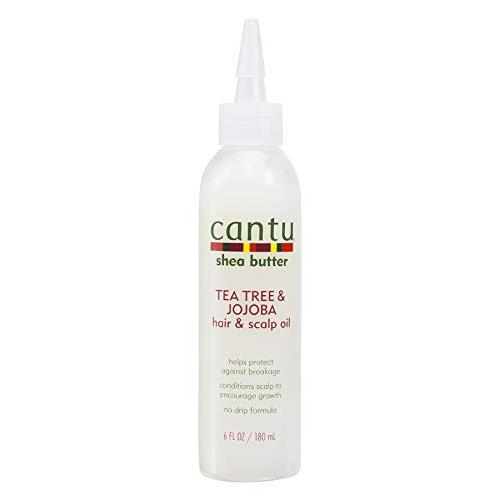 Cantu Shea Butter Tea Tree & Jojoba Hair & Scalp Oil, 6 Fluid Ounce