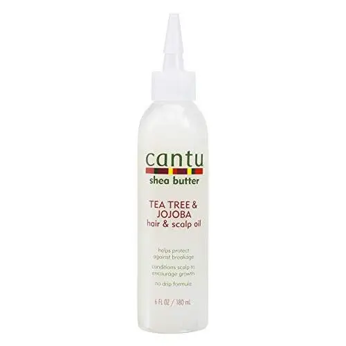 Cantu Shea Butter Tea Tree & Jojoba Hair & Scalp Oil, 6 Fluid Ounce Cantu Shea Butter Tea Tree & Jojoba Hair & Scalp Oil, 6 Fluid Ounce