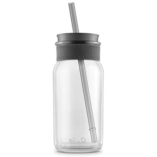 Ello Kella Glass Tumbler with Straw