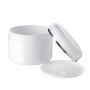 6Pcs 250Ml/8 oz White Empty Plastic Cosmetic Containers With Round Lid For Face Cream DIY Body Scrub Mask Lotion Storage Jar Pot Case