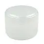 12 Stück 50g 50ml Wiederbefüllbare Kunststoff Leere Gesichtskremlotion Kosmetik Pulverbehälter Make-up Make-up Glitter Lagerbehälter mit Innendübel - Transparent