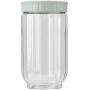 10 pcs/set Plastic Transparent Kitchen Storage Jar Sealing Food Preservation Pot Container