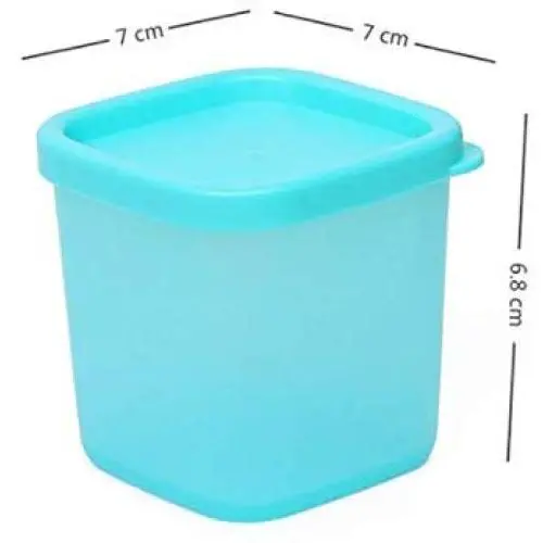 Contenant de Cuisine Crisper, 230ML, Pots à Condiments/Épices/Sauces, Boîte en Plastique Bleu, 1 Pièce Contenant de Cuisine Crisper, 230ML, Pots à Condiments/Épices/Sauces, Boîte en Plastique Bleu, 1 Pièce