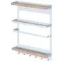 Magnetische Küchenregal-Organizer für Kühlschrank – Magnetregal-Regal für Küchenrolle, Gewürzbehälter – Kühlschrank-Regal-Regal-Halterung Organizer Tool