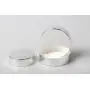 2 Pots de 30 ml/1 oz Remplissables Réutilisables en Verre Bleu Rond pour Cosmétiques, Crème Visage, Lotion, Ombre à Paupée, Vernis, Poudre – Contenants avec Couvercles Argentés et Bouchon Intérieur 2 Pots de 30 ml/1 oz Remplissables Réutilisables en Verre Bleu Rond pour Cosmétiques, Crème Visage, Lotion, Ombre à Paupée, Vernis, Poudre – Contenants avec Couvercles Argentés et Bouchon Intérieur