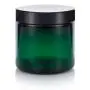 4 oz Green Plastic Jar with Black Foam Lined Air Tight Lid (12 Pack) + Spatulas