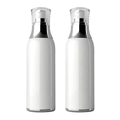 2 PCS Pots de Récipient Blanc Acrylique 120ml/4.1oz Pompe à Vide Vide Remplissable pour Crème, Lotion, Maquillage, Contenant de Stockage Pot Vials Doseur pour Nettoyant Visage, Bases de Maquillage, Soins de la Peau 2 PCS Pots de Récipient Blanc Acrylique 120ml/4.1oz Pompe à Vide Vide Remplissable pour Crème, Lotion, Maquillage, Contenant de Stockage Pot Vials Doseur pour Nettoyant Visage, Bases de Maquillage, Soins de la Peau