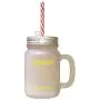 Yellow WorldS Coolest Floridian Girlfriend FL Frosted Glass Mason Jar With Straw Yellow WorldS Coolest Floridian Girlfriend FL Frosted Glass Mason Jar With Straw