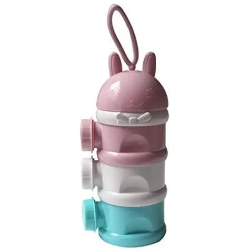 storage jar Grain container Food container Storage Box,Portable Portable Separate Layered Milk Powder Box, Pink storage jar Grain container Food container Storage Box,Portable Portable Separate Layered Milk Powder Box, Pink