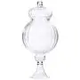 HOUSIYU Glass Candy Jar Large Creative Transparent Storage Cookie Jar, Decorative Candy Buffet/Wedding Center Home, 3.6L HOUSIYU Glass Candy Jar Large Creative Transparent Storage Cookie Jar, Decorative Candy Buffet/Wedding Center Home, 3.6L