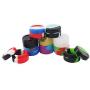 TOPJAR 10pcs 5ml Silicone Container Non Stick Cylindrical Multi Use Storage Oil Jar Assorted Color