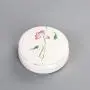 Mini Box Mehrzweck Keramik Aufbewahrungsglas Chinesische Teebehälter Pulvercreme-Box Schmuckbox Kleine Gegenstände Aufbewahrungsgläser, Mudan 9X4,7cm