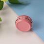 31pcs 0.5oz/15ml Pink Aluminum Tin Jar with Screw Lid and Blank Labels