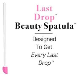 The Spatty & Spatty Daddy, Last Drop Spatula, Two Piece Set (6'' and 12''), Pink, Reusable, Flexible, As Seen On Shark Tank