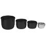 CVault 2 Liter Storage Container Stainless Steel Humidity Container