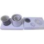 OmniWare Simsbury Black Stoneware Canister, Set of 3