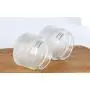 3er Set 5 ml 1/6 oz Frost-Optische Klare Glasbehälter mit Innenfolie und Silberdeckel Leere Wiederbefüllbare Kosmetikbehälter für Creme Lippenbalsam Lotion Aufbewahrungsflaschen für Reiseproben