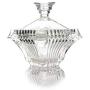 New 2018 Candy/Snack Jar Pyramids Design Glass covered Storage Jar, Decorative Dish Box 10CM (3.9 inch) Small (10x10x13)