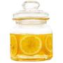 XSWZAQ Jar oil pot box sealed box dumpling storage box dumplings pickles glass bottle noodle barrels rice barrel (Size : 650ml)