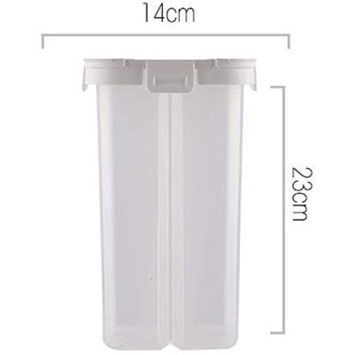 Storage Tank Creative Four-grid Kitchen Grain Food Storage Bottle Simple Large-capacity Plastic Sealed Tank Sealed Can Candy Jar Creative Candy Storage Cans With Lid Storage Tank Ornaments