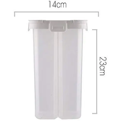 Kreative Staubsammler-Tank für Küchenvorräte – Große Kapazität, Plastikbehälter mit Verschluss, Candy Jar, kreative Süßwaren-Aufbewahrungstiegel mit Deckel, dekorativer Staubsammler-Tank