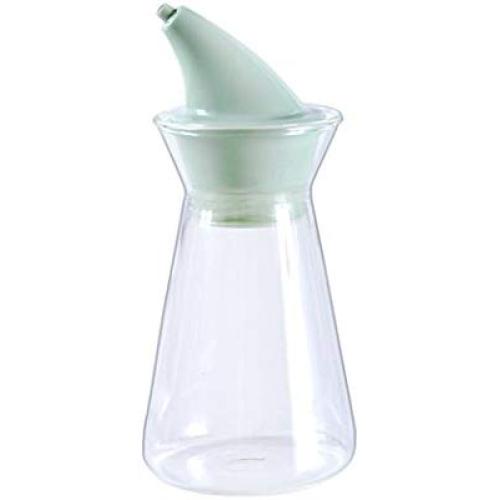 JUSTDOLIFE Oil Dispenser Bottle Fashion Non-leak Glass Cruet for Oil Vinegar Kitchen Multi-function Storage