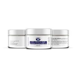 Heyedrate Eye Cream and Facial Moisturizer with Vitamin E Oil, Raw Shea Butter and Jojoba Oil (6 ounces (3-2 oz Glass Jars))