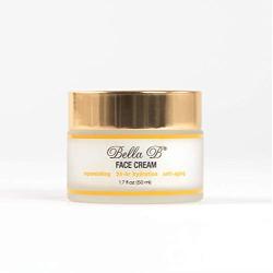 BELLA B NATURALS Face Cream 1.7 oz Jar - Facial Glow - Pregnancy Skincare - All Natural Face Moisturizer - Organic Face Cream - Prenatal Skin Care - Organic Facial Moisturizer for Sensitive Skin